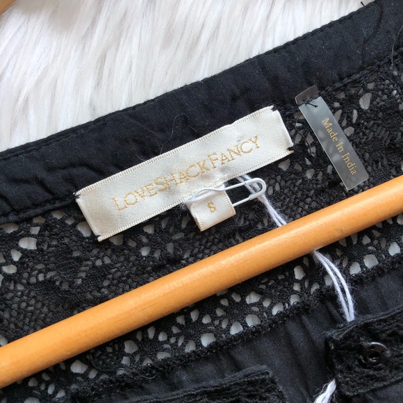 LoveShackFancy // Edie Black Midi Dress - Picture 10 of 15